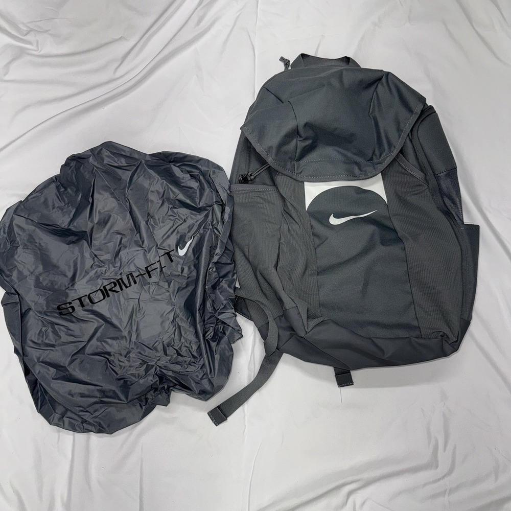Nike Academy Team Backpack 30L Cool Grey White Storm Fit  DV0761 065  W/Cover
